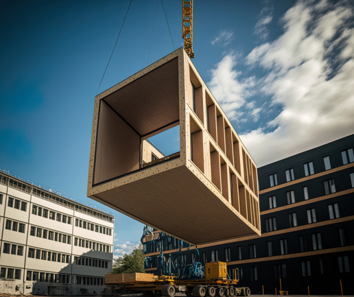 Ventilation for modular construction