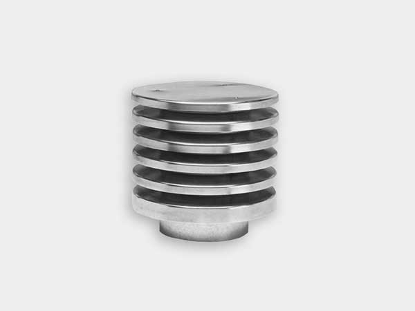 Louvered cap