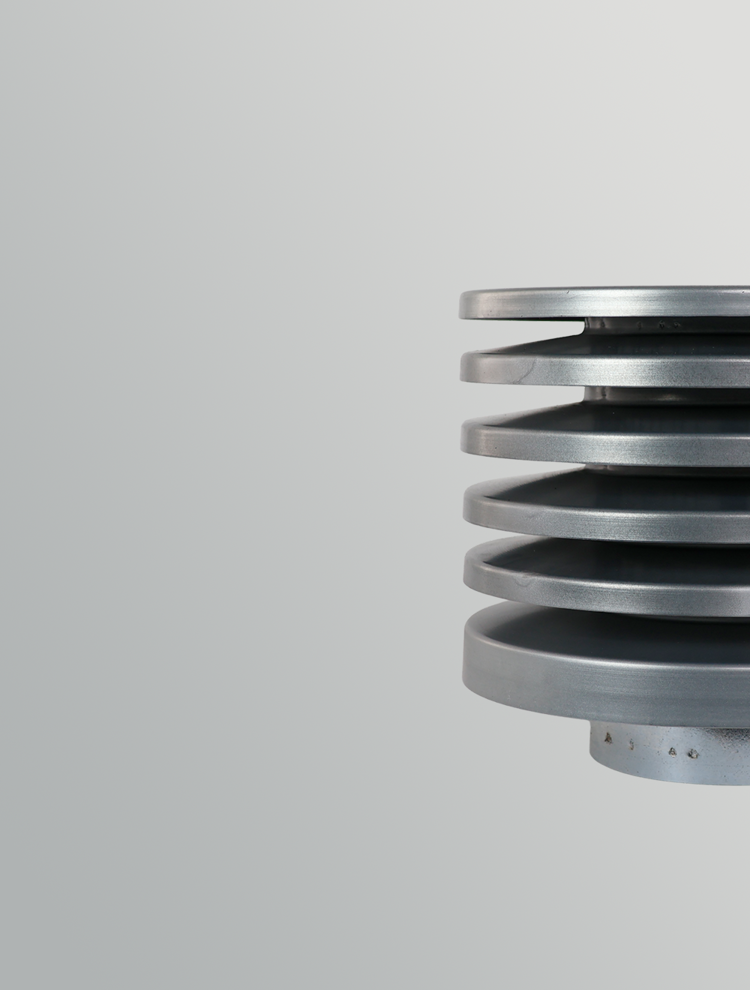Louvered cap