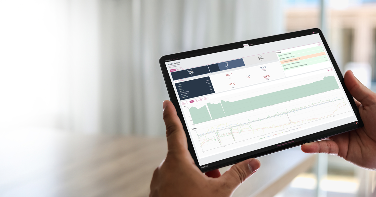 Easy control and operation of the ventilation system